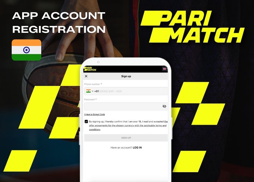 Parimatch India app account registration review