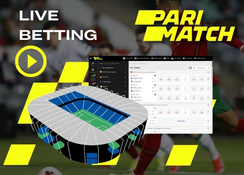 Live betting on Parimatch India site